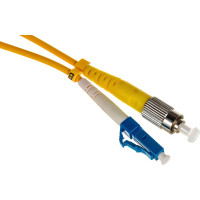Оптический патч-корд TWT PVC, симплексный, LC/UPC-FC/UPC, SM OS2, 1.0 м LC-FC/SU-1.0