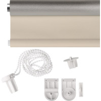 Рулонная штора PRAKTO Blackout Silver 180х175см светло-бежевый 7794649