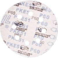 Абразивный круг на липучке 125 мм, Р60, 10 шт SKRAB 35753