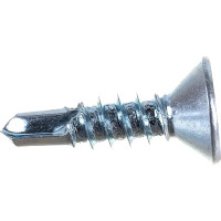 Саморез ZAMETAL 4,8x19 со сверлом и потайной головкой, DIN 7504Р, оц., уп. 500 шт. ZA082327