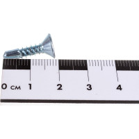 Саморез ZAMETAL 4,8x19 со сверлом и потайной головкой, DIN 7504Р, оц., уп. 500 шт. ZA082327