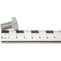 Болты КРЕП-КОМП с полной резьбой, нержавеющие, DIN933, А2, 10х16, 10 шт. бпн1016мф