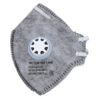Полумаска фильтрующая складная с клапаном, угольным слоем ИСТОК FFP1 (1СКУ) ИУ 10021