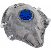 Полумаска фильтрующая формованная с клапаном, угольным слоем ИСТОК FFP1 1ФКУ ИУ 10029