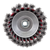 Кордщетка чашечная  для УШМ (витая жесткая) 125 мм Профессионал 9632