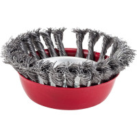 Кордщетка чашечная  для УШМ (витая жесткая) 125 мм Профессионал 9632