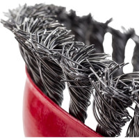 Кордщетка чашечная  для УШМ (витая жесткая) 125 мм Профессионал 9632