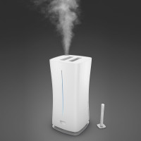 Увлажнитель воздуха ультразвуковой Stadler Form Eva WiFi, с пультом и функцией умного дома Smart Home, белый E-008