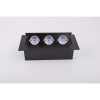 Выдвижной встраиваемый розеточный блок SETE на 3 EURO розетки SBT-03-20