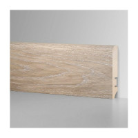 Плинтус Aktuell Design (16x81x2400 мм; МДФ; Дуб европейский серый) Hannahholz AD 81402.08