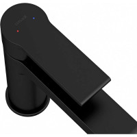 Смеситель для раковины Cersanit BRASKO BLACK с клик-клак 63107