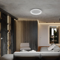 Светодиодный управляемый светильник FERON накладной AL5800, RING тарелка 80W 3000К-6500K 41556