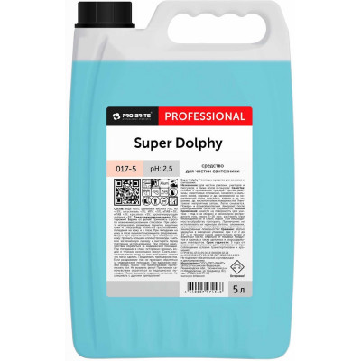 Средство для ежедневной чистки сантехники Pro-Brite SUPER DOLPHY 5 л 017-5