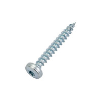 Универсальный шуруп ЕВРОПАРТНЕР MULTI полукруглая головка, ZN, 4x30 + бита TX, 190 шт. B2 0074