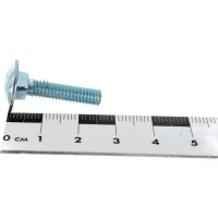 Мебельный болт КРЕП-КОМП цинк, DIN603, 6х25, пр. 5.8, фасовка 300 шт. бм625ф