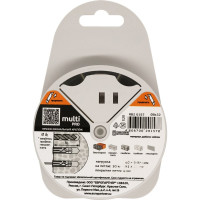 Дюбель ЕВРОПАРТНЕР MULTI 8 + петля-шуруп L32 х d5,8 х d12 ZN 8 шт. RB2 0157