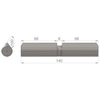 Дверная петля CRIT LM-140/20 BD 00569