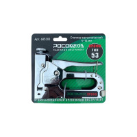 Ручной металлический степлер РОСОМАХА ПРОФИ тип 53, скобы 4-14 мм 605303