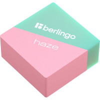 Ластик BERLINGO Haze прямоугольный, ассорти, 34х34х14 мм BLc_00490