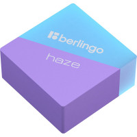 Ластик BERLINGO Haze прямоугольный, ассорти, 34х34х14 мм BLc_00490