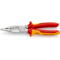 Электромонтажные клещи Knipex VDE, 6-в-1, зачистка: 0.75 - 1.5 + 2.5 мм, L-200 мм, KN-1396200SB