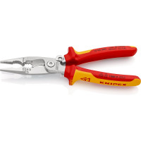 Электромонтажные клещи Knipex VDE, 6-в-1, зачистка: 0.75 - 1.5 + 2.5 мм, L-200 мм, KN-1396200SB