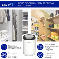 Портативный осушитель воздуха Remezair RMD-303 ЦБ-00000242