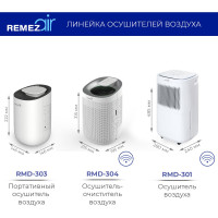 Портативный осушитель воздуха Remezair RMD-303 ЦБ-00000242