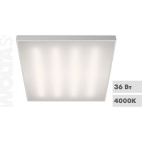 Светодиодная панель Wolta 36Вт, 4000К, дневной свет, IP40, матовый Производство РФ ДВО11-36-001-4К