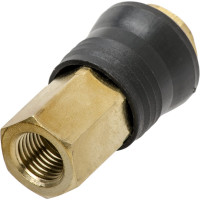 Соединение быстроразъемное с внутренней резьбой (1/4"; латунь) INTERTOOL PT-1814