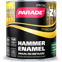 Эмаль по металлу PARADE Z1 молотковая 543-388 темно-зеленый 0,75 л Лк-00002093