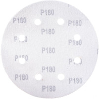 Бумага шлифовальная (20 шт; 180 мм; зерно 180; 8 отверстий) Sturm DWS6010-9180