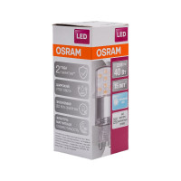 Светодиодная лампа OSRAM LED STAR, капсульная, 3.5Вт, G9, 400 Лм, 4000 К, нейтральный белый свет 4058075315853