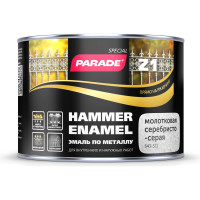 Эмаль по металлу PARADE Z1 молотковая 543-311 серебристо-серый 0,45 л Л-С Лк-00002075