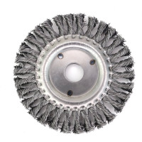 Щетка дисковая 13-140 150х22.2 мм, ворс жгутовая сталь 0.50 мм для УШМ EuroBrush EB-DST5