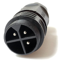 Водостойкий 3-полюсный разъем TTAF Elektronik вилка 250V 20A IP68 WPM-0300M20