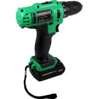 Аккумуляторная дрель-шуруповерт Zitrek Greenpower 12-Li (12В, Li-ion аккумулятор 2шт, ЗУ, кейс, бита) 063-4074