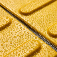 Тактильная плитка PALITRA TECHNOLOGY направление движения, полоса 10шт 50245-1-PVC-500x500x4-Y-10