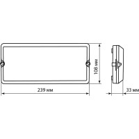 Светильник TDM ELECTRIC вандалоустойчивый LED ДБО 01-12-001 12 Вт, 1000 лм, 4000 К, IP54 SQ0353-0200