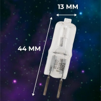Лампочка капсульная галогенная JC - 50 Вт - 12 В - GY6.35 прозрачная TDM ELECTRIC SQ0341-0063