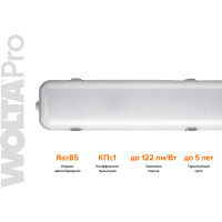 Светильник Wolta PRO УльтраПРОМ Матовый ДСП04-54-001-4К