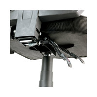 Кресло руководителя Helmi HL-E32 Ergo LUX, регулируемый подлокотник, подголовник и поясничный упор, ткань черная 284606