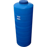 Овально-вертикальная емкость AQUAPLAST 1000 л, синяя 4630017951833