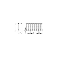 Короб перфорированный DKC, серый T1 2м 40x60 00107RLDIY