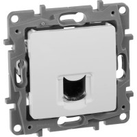Розетка Legrand компьютерная RJ45 категория 6 UTP Legrand Etika белый 672253