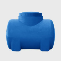 Овально-горизонтальная емкость AQUAPLAST 100 л, синяя 4630017951895