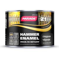 Эмаль по металлу PARADE Z1 (гладкая; RAL 9005; черный; 0.45 л) Лк-00002112