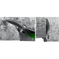 Левые усиленные ножницы по металлу KRAFTOOL Alligator 250 мм 2328-OL