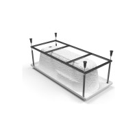 Прямоугольная ванна Cersanit SANTANA 160x70 63324