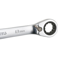 Гаечный ключ Thorvik CRRW13 комбинированный трещоточный с реверсом, 13 мм 53492